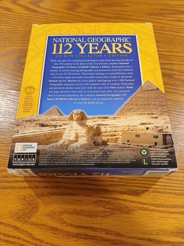 National Geographic 112 Years CD-ROM Collectors Edition 32 Disc Set Complete gallery
