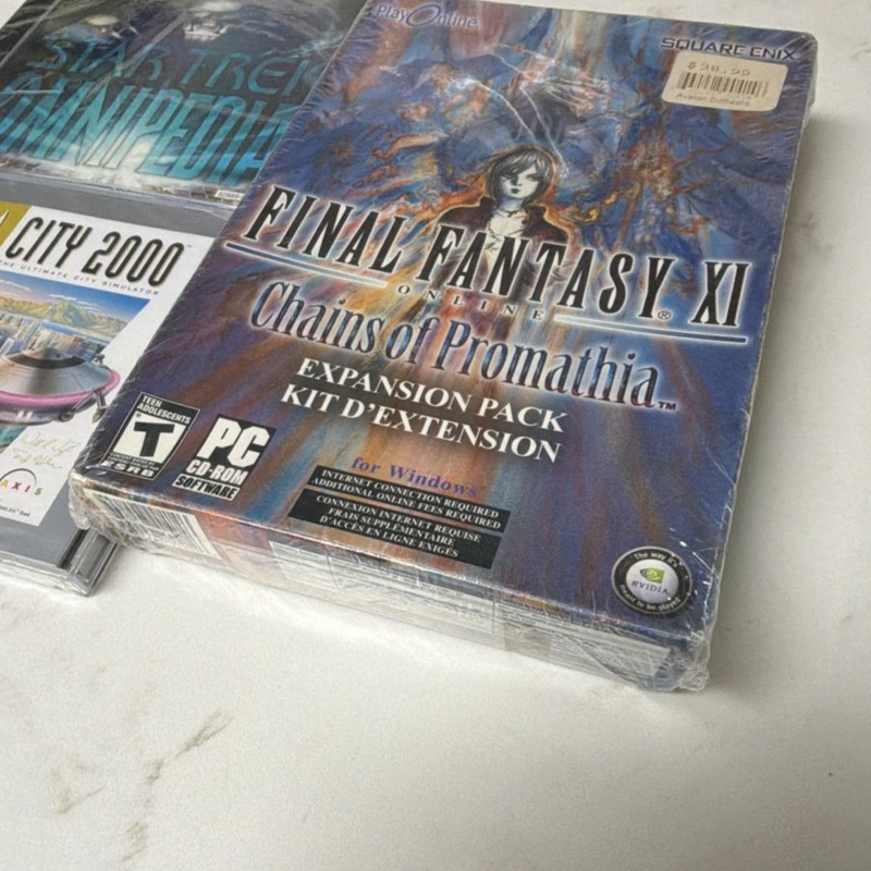 Square Enix, EA, Simon & Schuster PC CD Lot Final Fantasy XI, Sim City 2000, St… gallery