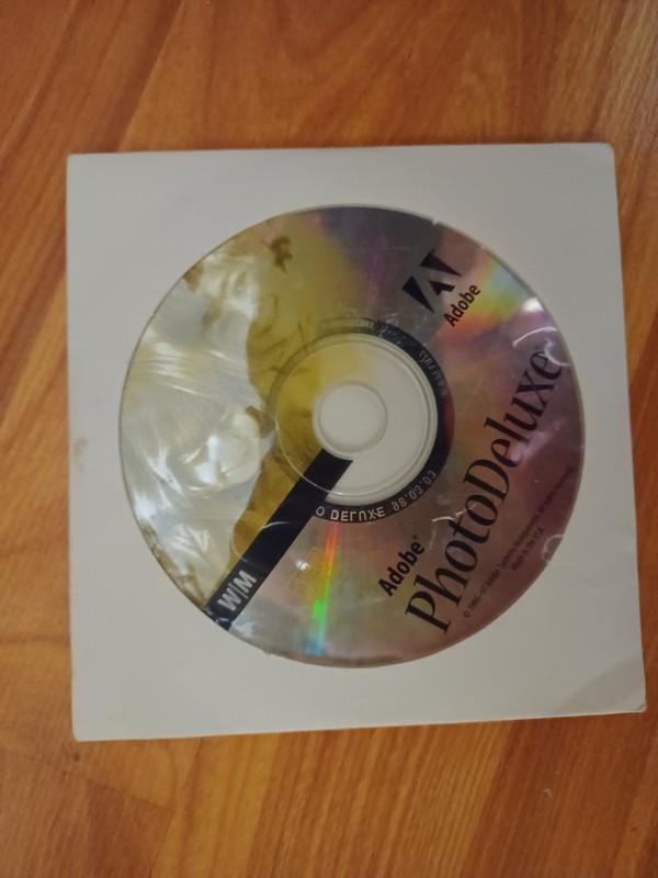 Adobe Photo Deluxe v2.0 Windows & Macintosh CD ROM Software Disc 96-97