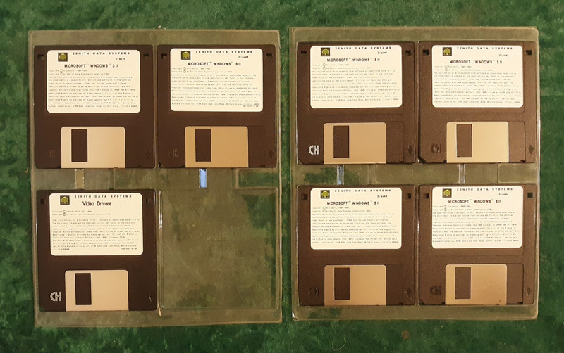 1994 Zenith Data Systems Windows 3.11 Installation Pack – Disks and Manual