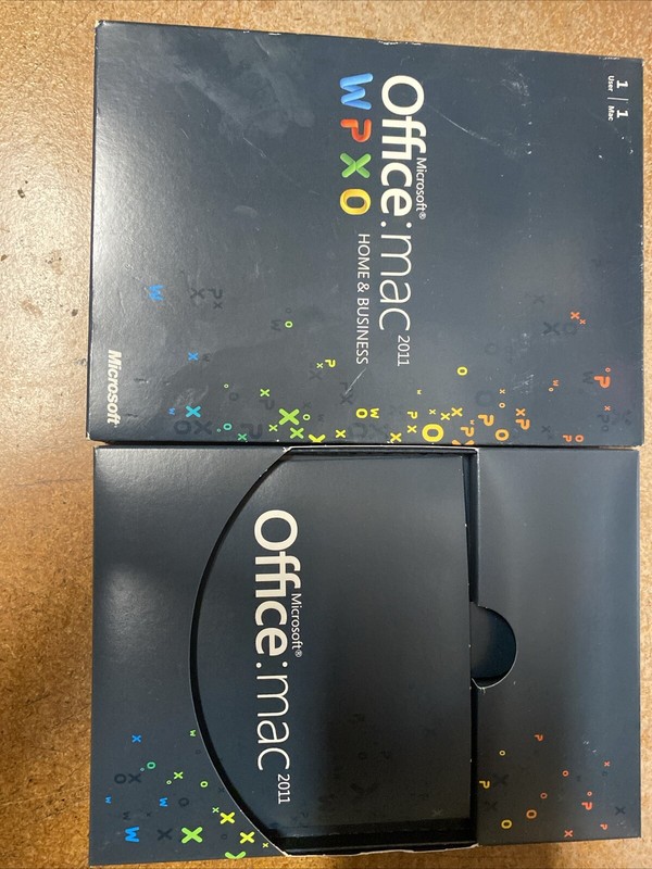 Microsoft Office Mac 2011 Home & Business VG
