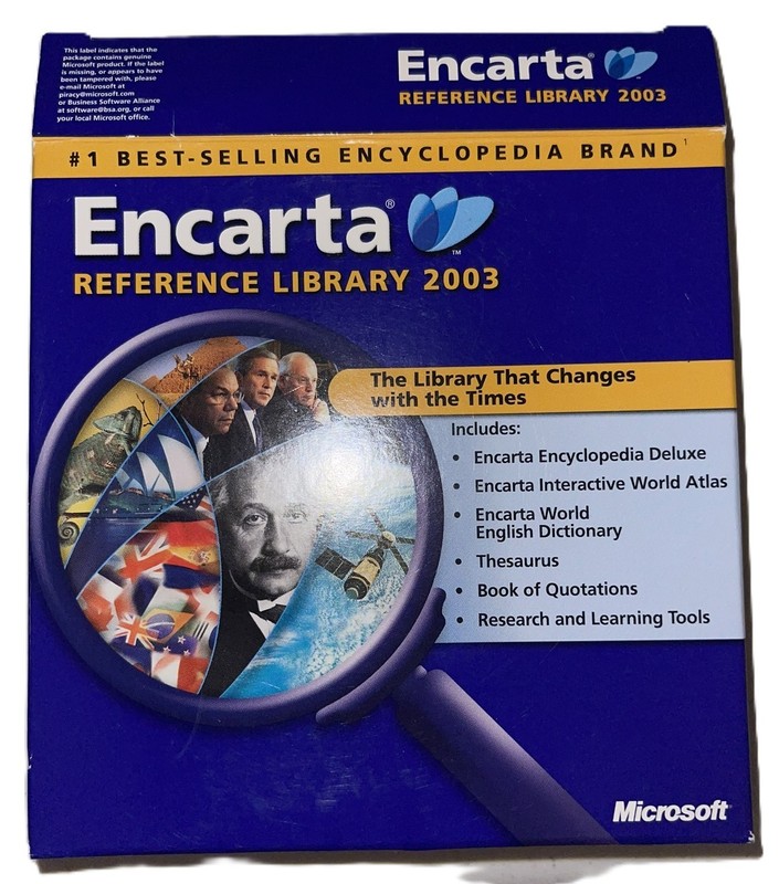 Microsoft Encarta Reference Library 2003 - CD-ROM For PC - Pre-Owned gallery