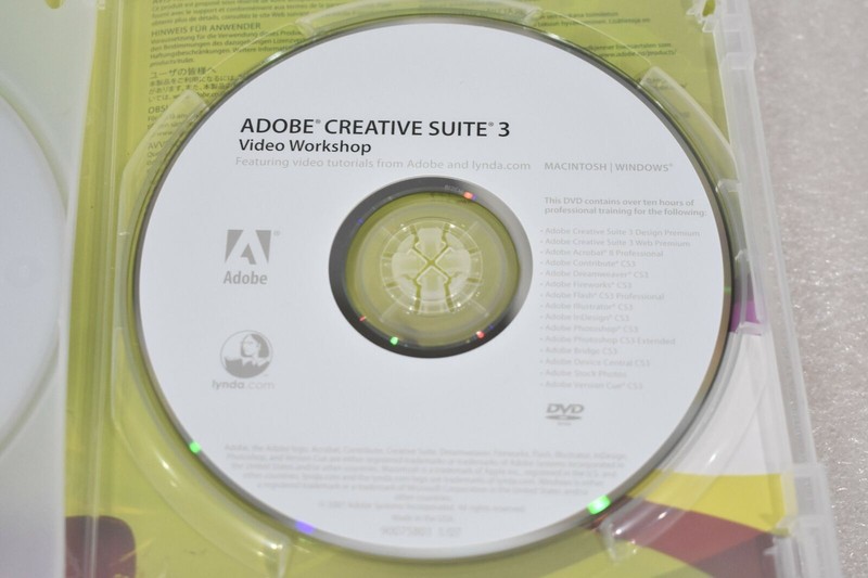 ADOBE DREAMWEAVER CS3 CREATIVE SUITE 3 VIDEO WORKSHOP, GENUINE ADOBE SOFTWARE gallery