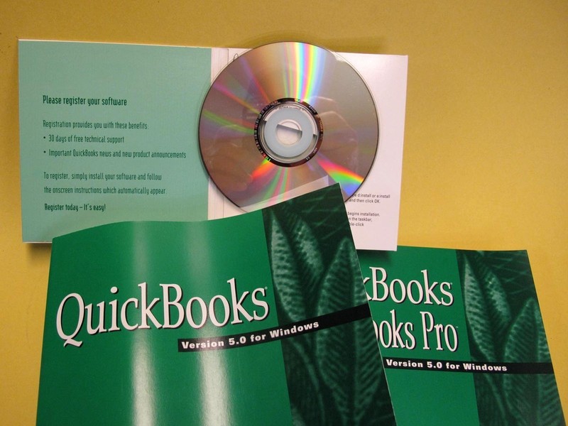 Quickbooks Version 5.0 for Windows Early QB Vintage with CD gallery