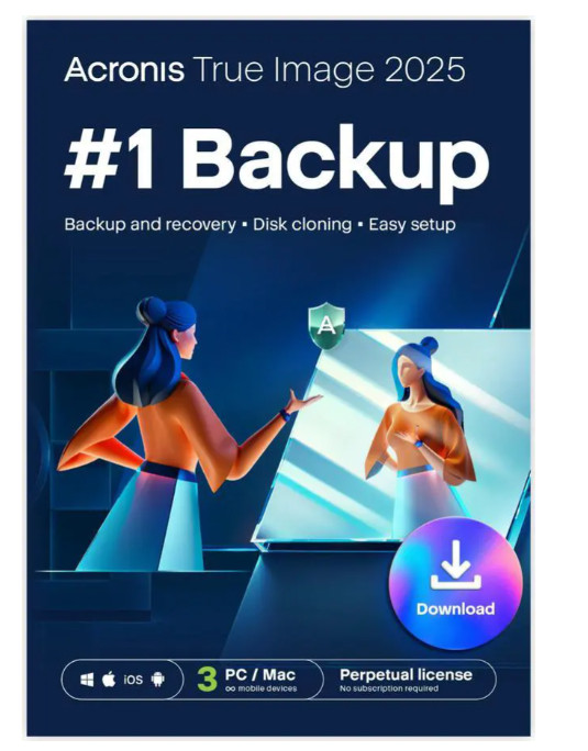 Acronis True Image 2025 3 Devices Perpetual - Download