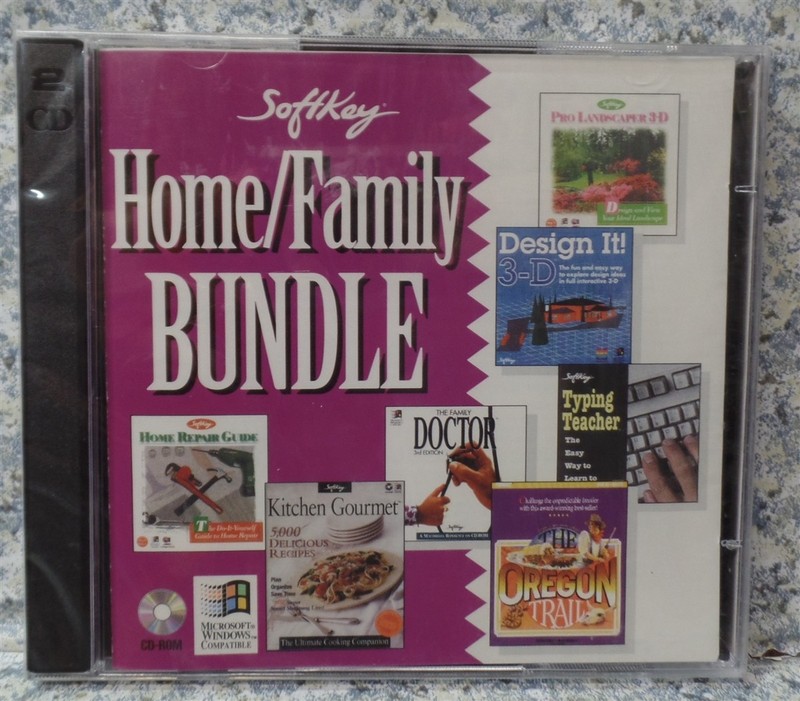 Software PC Home/Family Bundle Vintage 1996 Oregon Trail Doctor NEW Jewel