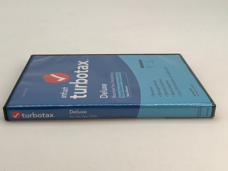 Intuit Turbotax Deluxe Federal Returns Federal E-file & State Returns 2020 gallery