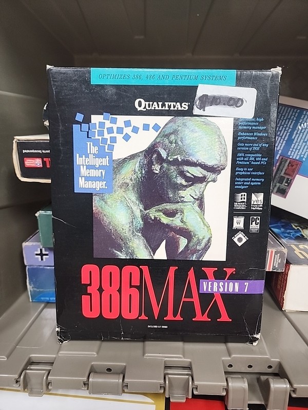 Sealed Qualitas 386Max Version 7 Memory Management Software (1992, IBM PC) T-31