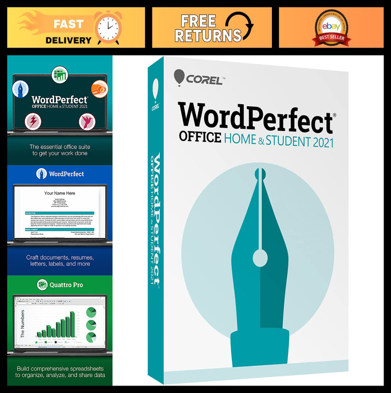 Office Suite 2021 for PC – Word Processor, Spreadsheets & Presentation Software