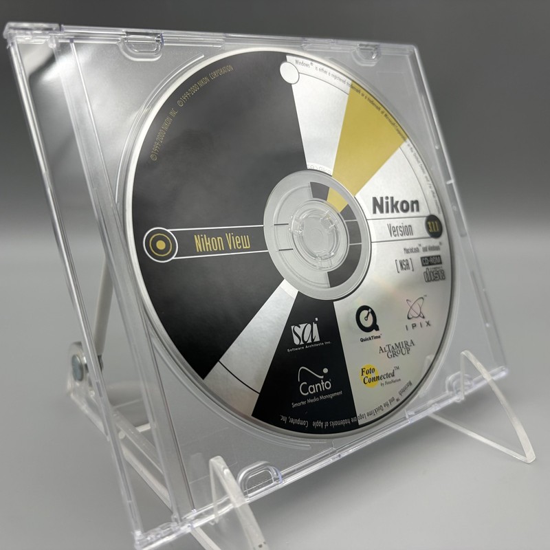 Vintage 2000 Nikon View Version 3.1.1 Photo Software CD-ROM Mac & Windows gallery