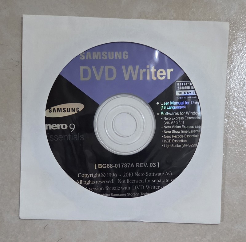 SAMSUNG DVD/CD Nero 9 Essentials CD Writing Burning Tools gallery