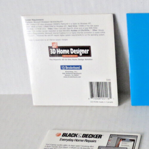 The Home Depot: 3D Home Designer 5 Deluxe PC CD design create house. gallery
