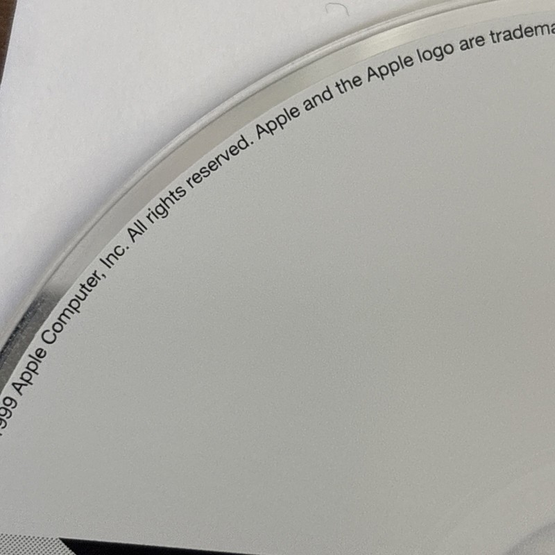 1999 Apple Software Install Restore Movie Disc CD gallery