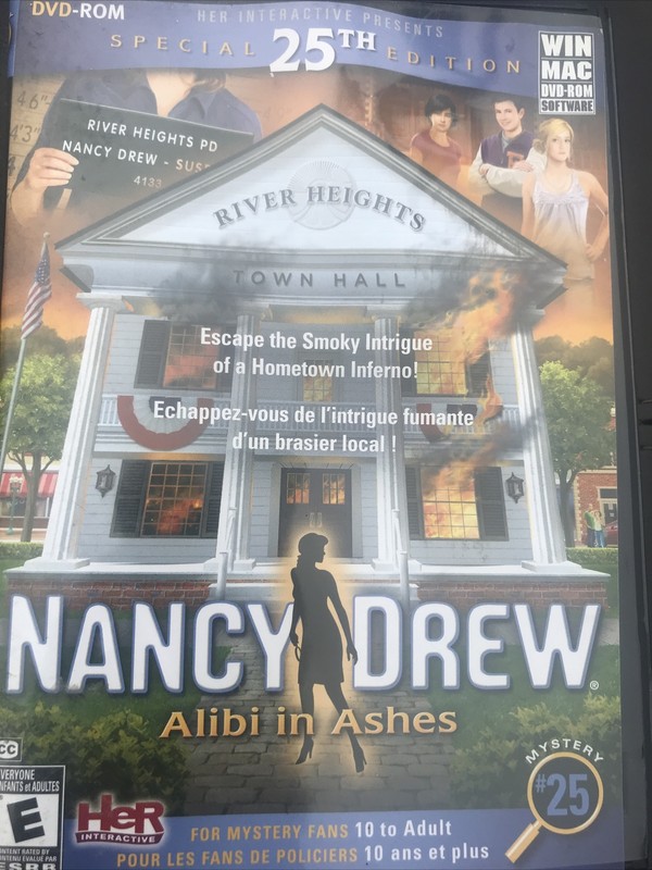 Nancy Drew: Alibi in Ashes PC Game (Windows/Mac DVD-Rom 2011) Special 25th Ed.