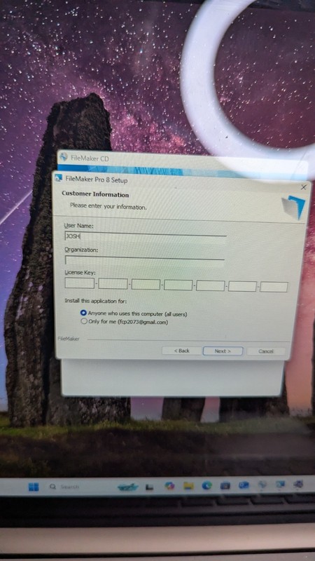 FileMaker Pro 8 With Installation Key - Genuine Authentic & Tested gallery