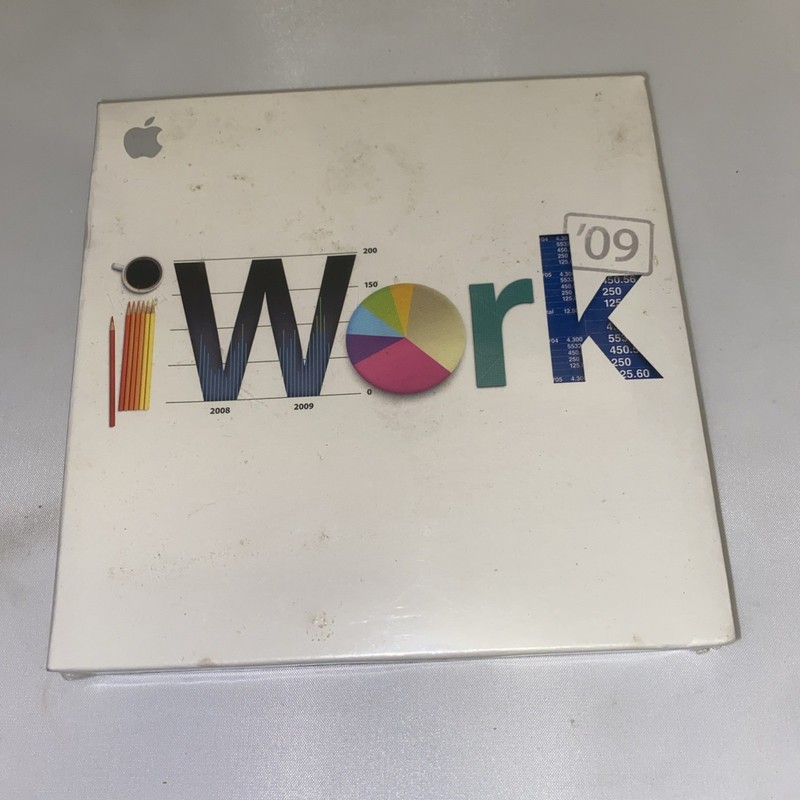Apple iWork ’09 V9.0.1 Retail MB942Z/A Pages Numbers Keynote Software Mac sealed