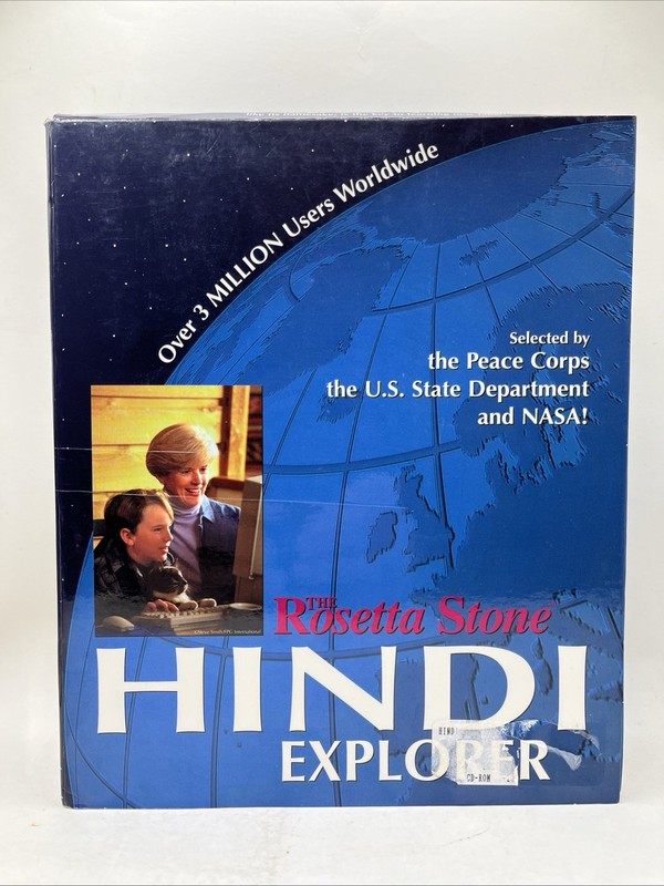 The Rosetta Stone: Hindi Explorer • CD-Rom For Windows & Mac • Mint