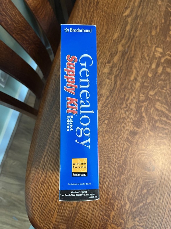 Broderbund Vintage Software Genealogy Supply Kit Patriot Edition Windows gallery