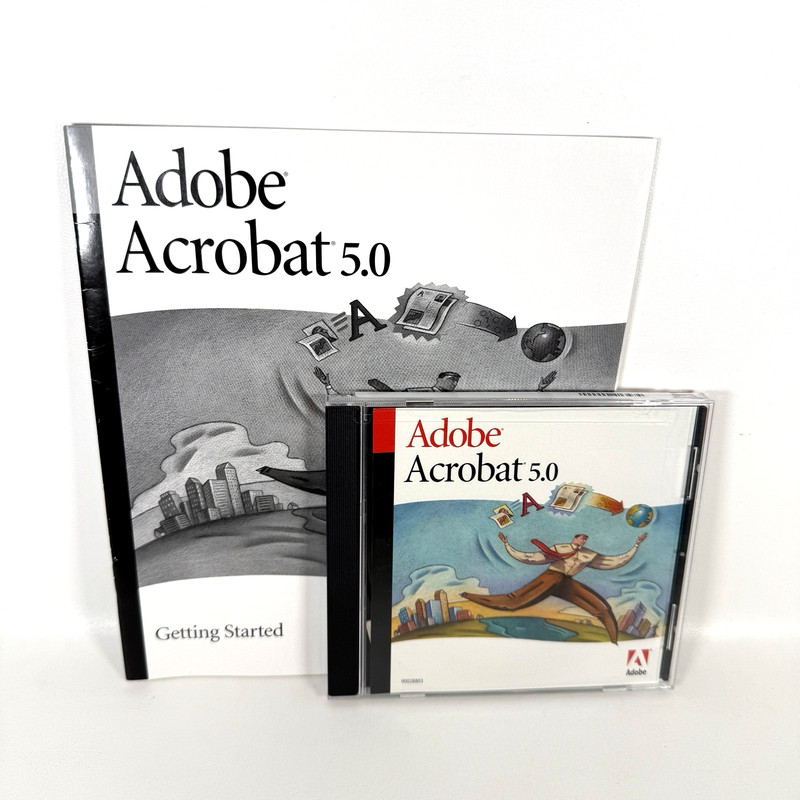 Adobe Acrobat 5.0 for Windows (New – Sealed) with Booklet