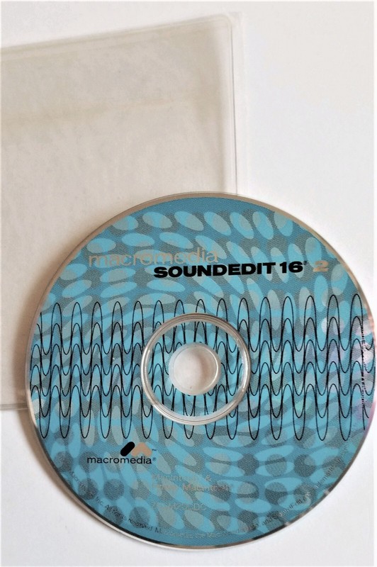 Macromedia SoundEdit 16-2 Macintosh Software Pwr Mac & AV Mac Sys 7 Computers