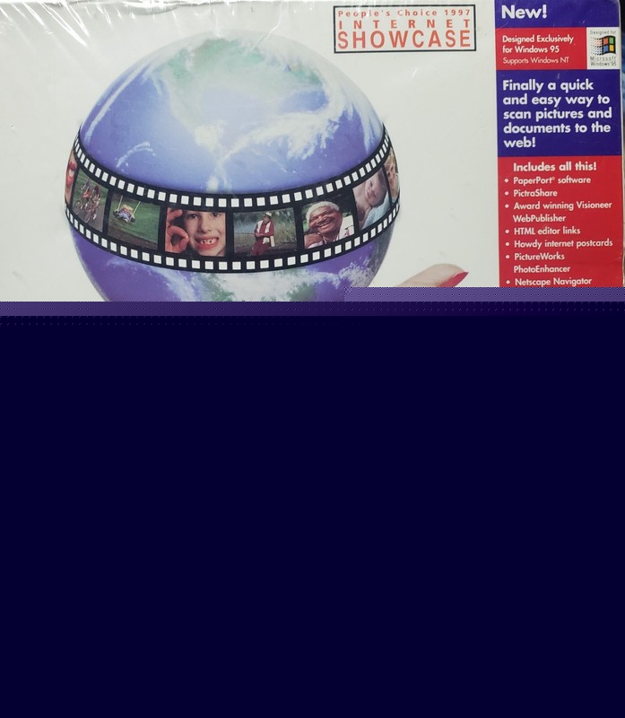 Vintage 1997 NOS PaperPort WEBSUIT by Visioneer Inc Windows 95 NT Factory Sealed