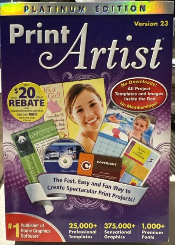 Platinum Edition Print Artist 23. L5