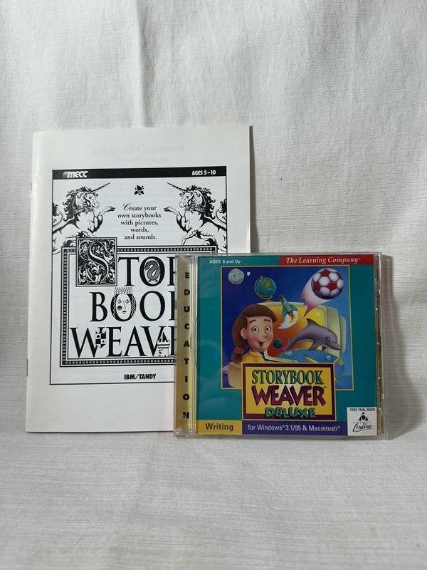The Learning Company Storybook Weaver Deluxe PC CD ROM Video Game gallery