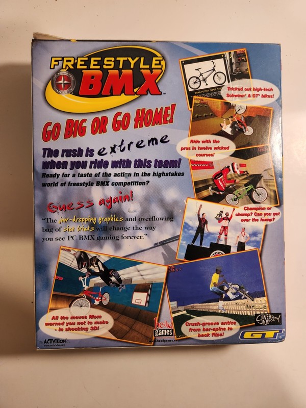 Freestyle BMX w/ Brian Foster & Joey Garcia PC CD bike tricks jumps flips game! gallery