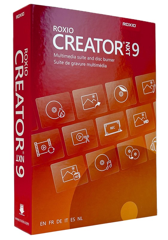 Roxio Creator NXT 9 – New Retail Box, RCRNXT9MLMBAM