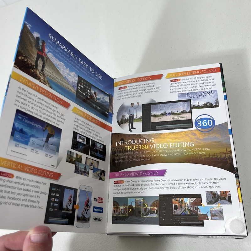 CyberLink PowerDirector Ultra 15 CD Software Complete With Code Ultra HD 4K gallery