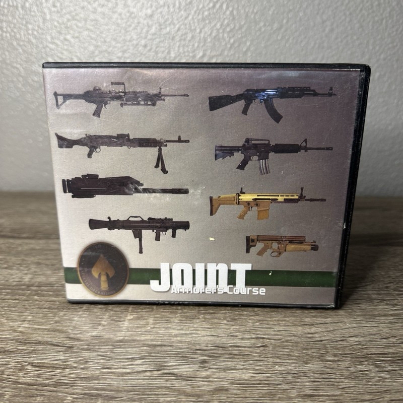 Joint Armorer’s Course PC 19 Disc Set M2HB M3 M4A1 M9 M203 M240 M249 1911 Mk13