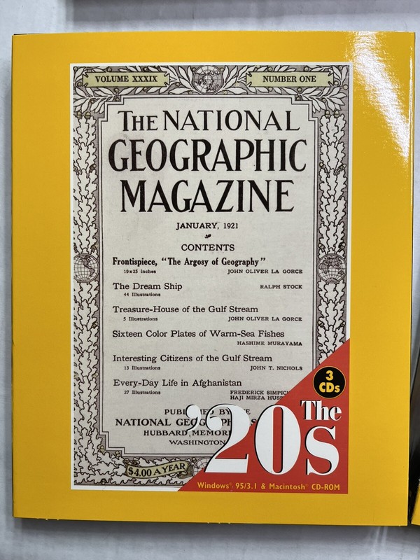 The Complete National Geographic - 100 Years Magazine on CD-ROM in 10 box SET gallery