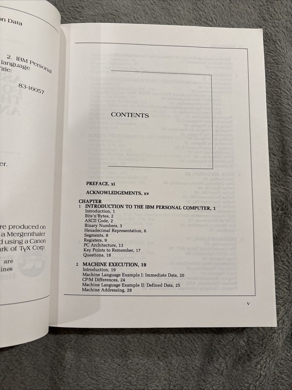 Assembler For The IBM PC And PC-XT Peter Abel, 1984 Brand New Paperback gallery