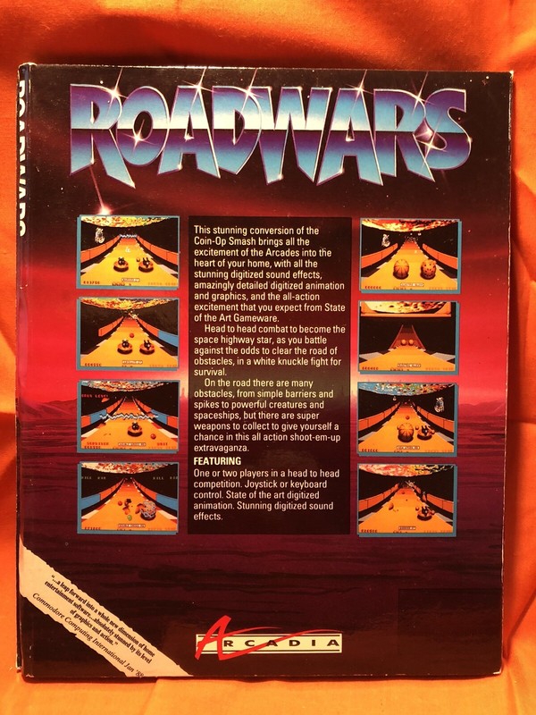 Roadwars Commodore 64/128 C64 Game with cardboard case and booklet - UnTested gallery