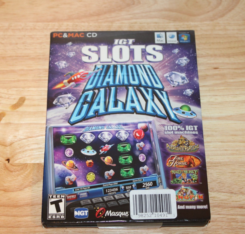 IGT Slots Diamond Galaxy PC/Mac 2012 Authentic Slots. NEW