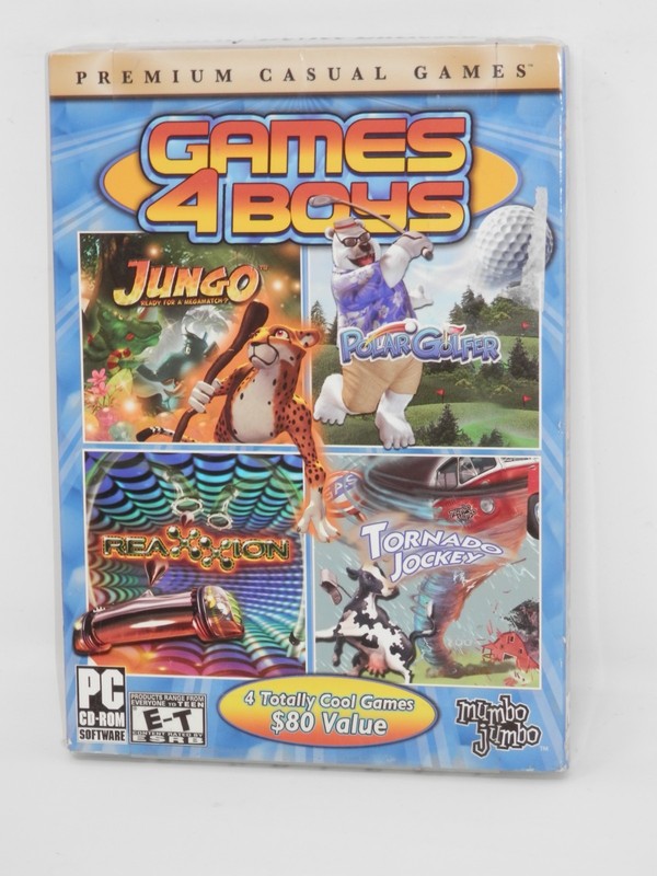 Mumbo Jumbo PC Games 4 Boys • Windows Golf MegaMatch BreakOut Tornado New SEALED