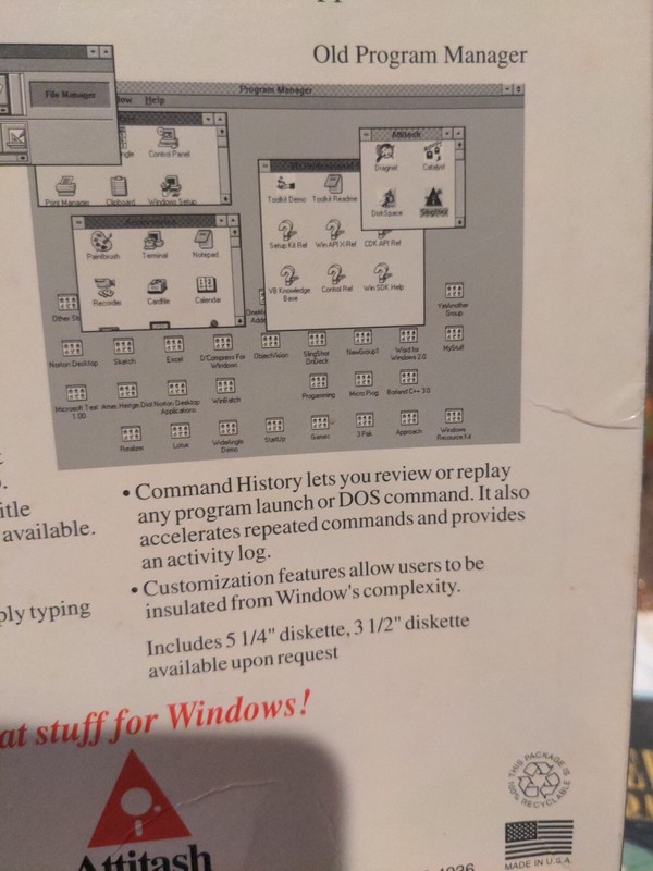 Slingshot Attitash Software Windows 3.0 3.1 Find & Start Applications 5.25" Disk gallery