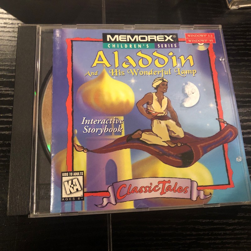 Aladdin And His Wonderful Lamp Interactive Storybook Windows 3.1 95 gallery