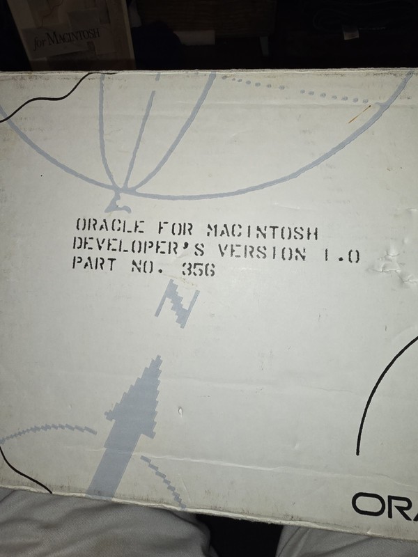 Oracle for Macintosh Developer’s Kit v1.0a (1988–1989) – Complete • UNUSED! gallery