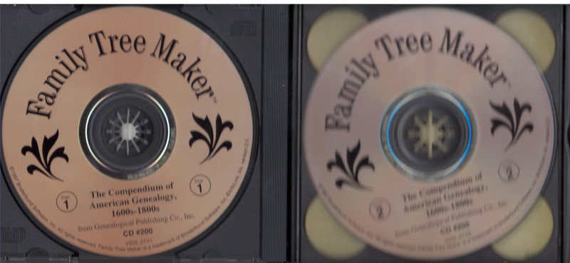 Family Tree Maker - CD200 - The Compendium of American Genealogy 1600-1800s 3CDs gallery