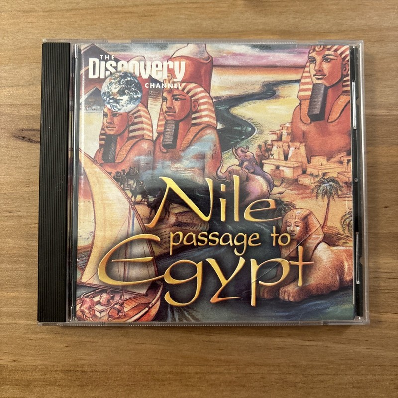 Discovery Channel Computer Game Nile Passage To Egypt CD ROM PC 1995