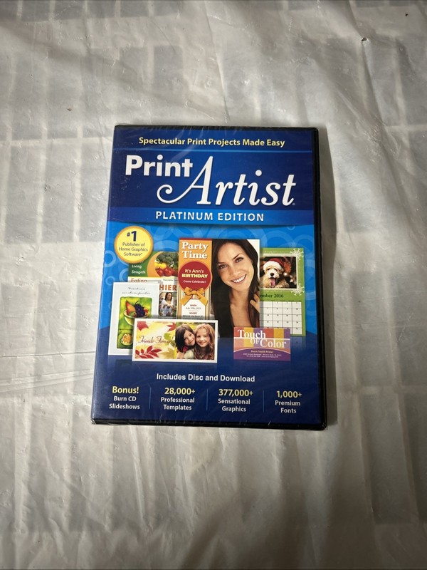 Print Artist Platinum Edition – New Sealed