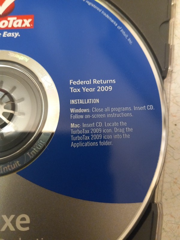 INTUIT TURBOTAX DELUXE FEDERAL FOR TAX YEAR 2009 gallery