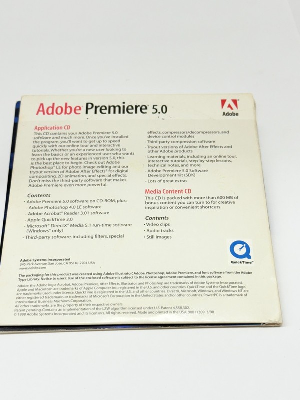 Premier 5.0 / 5.1 Full Version Windows w/ Media Content Bonus & CD Key Complete gallery