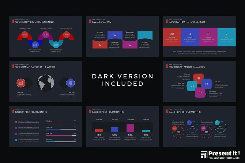 Averia Marketing Pitch PowerPoint Template gallery