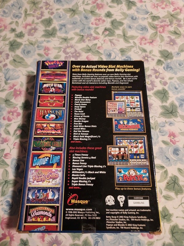 Vintage Masque Slots From Bally Gaming PC MAC CD Popeye Blondie Betty Boop gallery