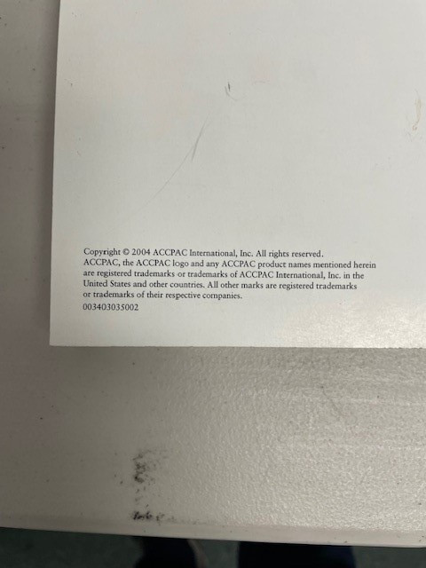 2004 ACCPAC Pro Series 7.2 by Computer Associates General Ledger Manual gallery