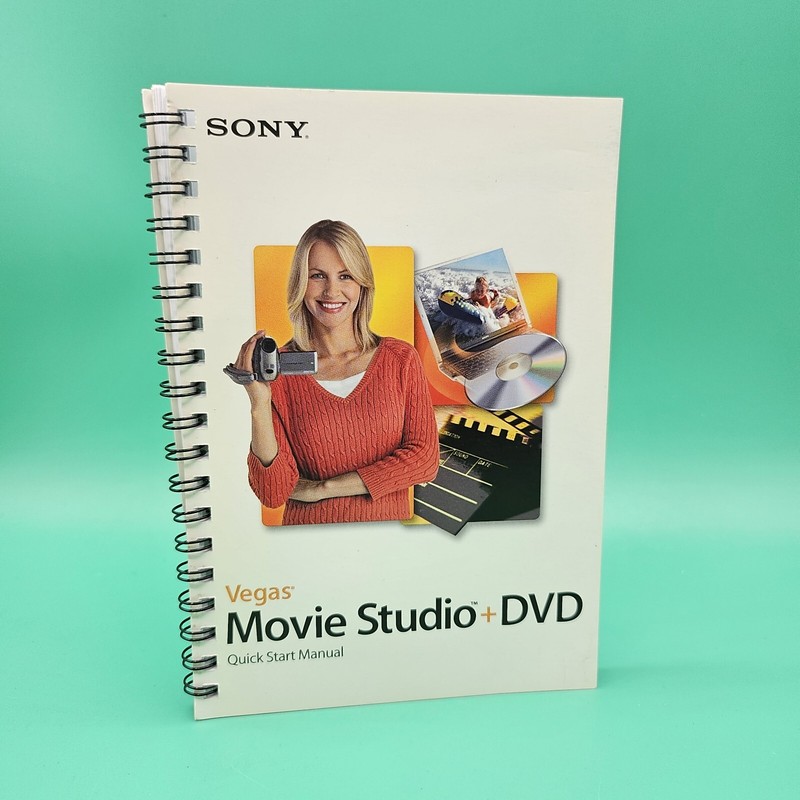Sony Vegas Movie Studio + DVD Quick Start Manual Spiral Bound VG+ 2006 Edition