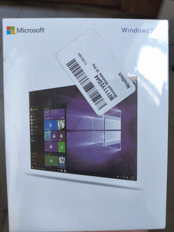 Microsoft Windows 10 Pro Operating System Software USB 3.0, 2GB RAM Required