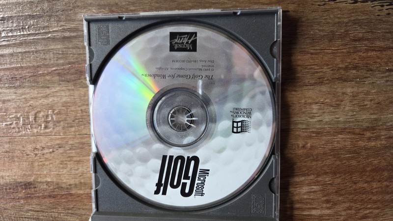 Microsoft Golf Multimedia Edition PC CD-ROM 1993 Windows MS-DOS CIB gallery